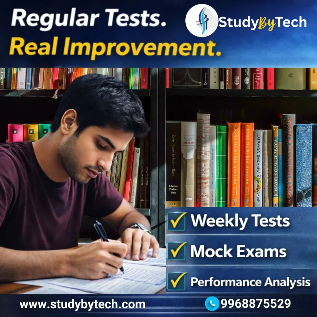 Regular tests for real improvement.