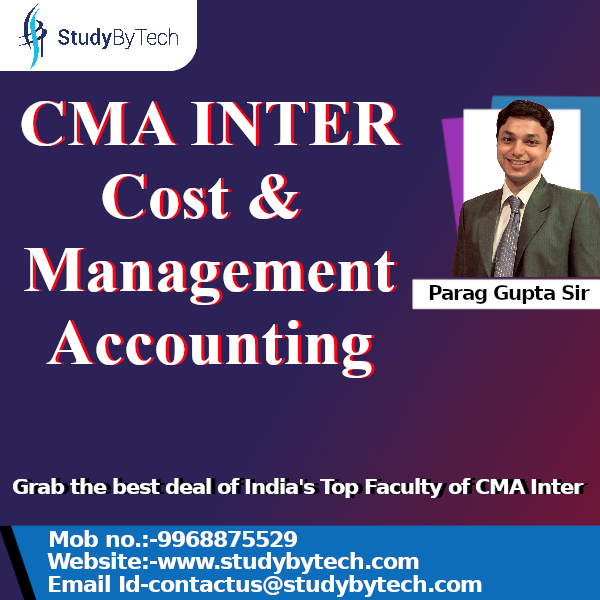 CMA Inter Cost and Management Accounting