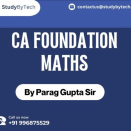 ca foundation maths by studybytech