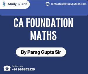 ca foundation maths by studybytech
