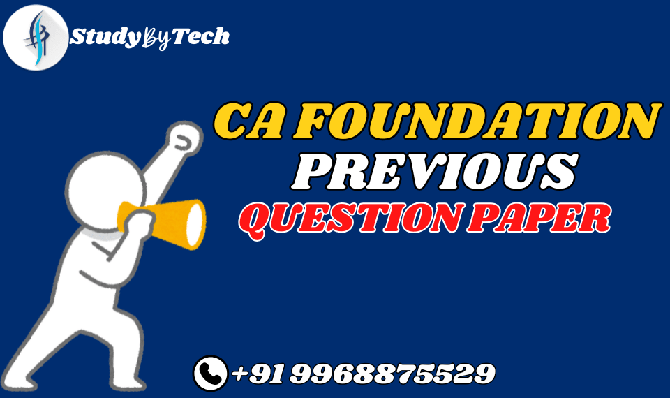 ca foundation previous papers