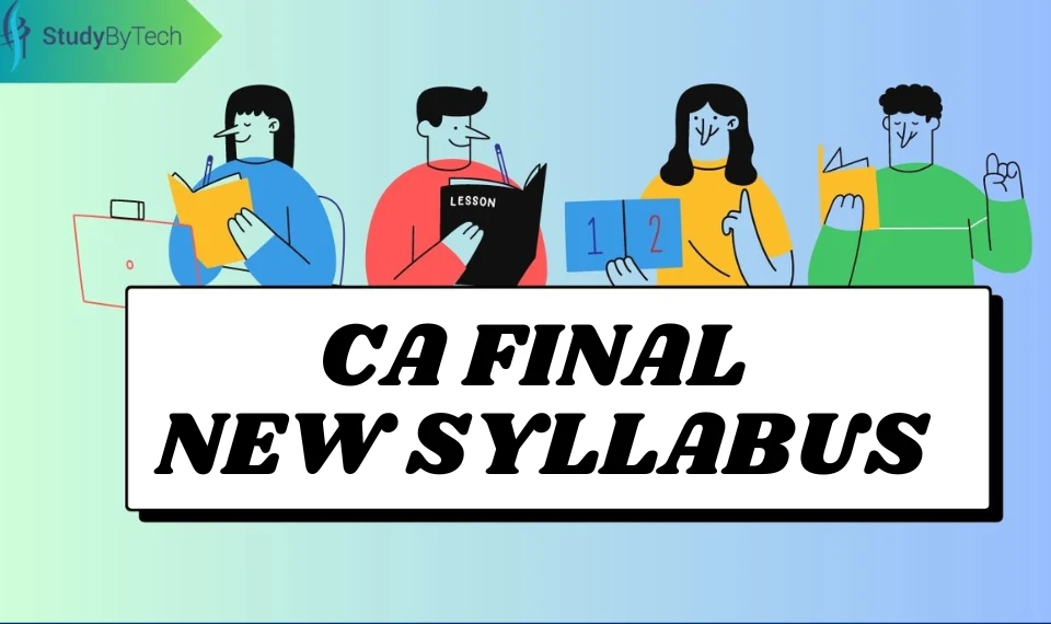 CA Final New Syllabus