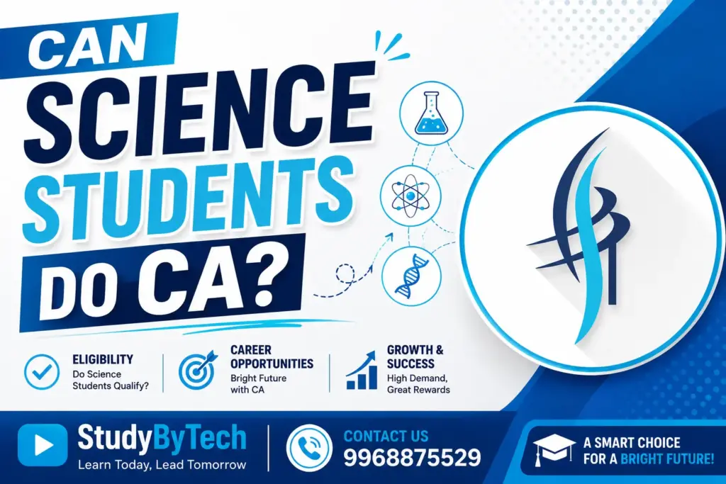 Can Science Students Do CA?