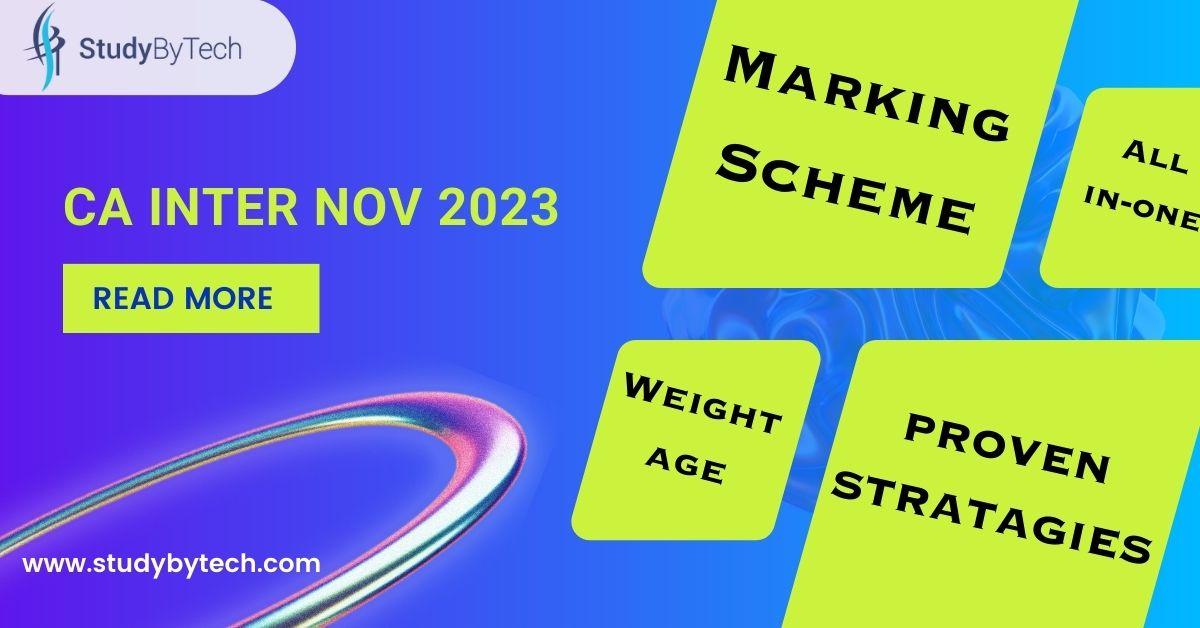CA Inter 2024 Exam Guidelines and Strategies for Success