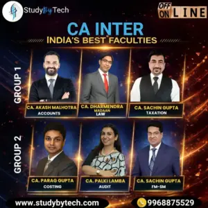 CA Inter best faculties combo