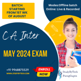 CA Inter May 2024 Classes