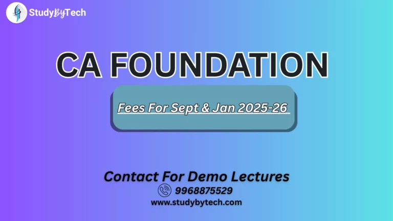 ca foundation fees for sept & jan 2025 -26