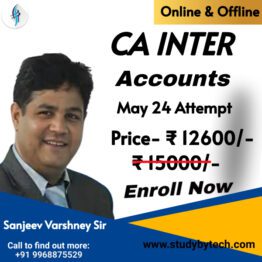 CA Inter Accounts by Sanjeev Varshney sir