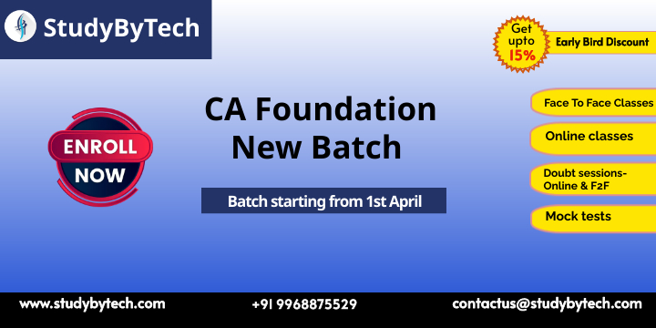 ca foundation new batch