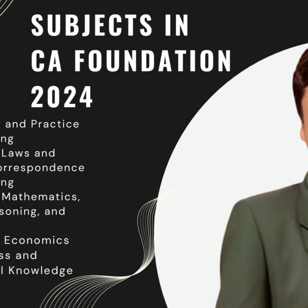 subjects in CA Foundation 2024 full guidence by parag gupta