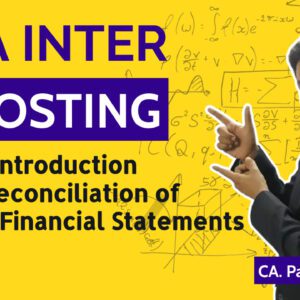 Introduction to Reconciliation of Cost and Financial Statements