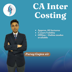 CA Inter Costing by Parag Gupta sir