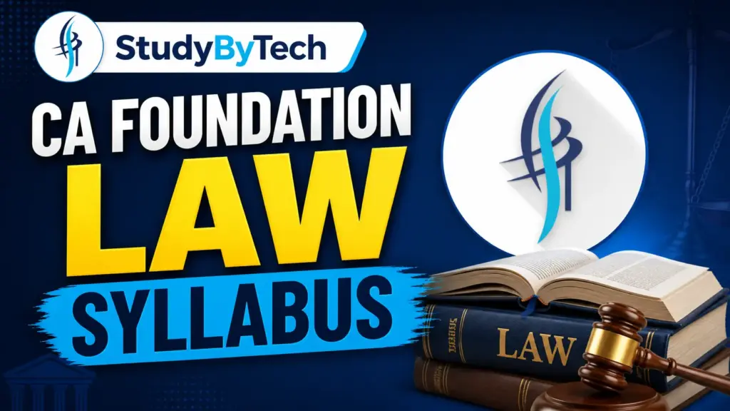 CA Foundation Law Syllabus Sept 2026