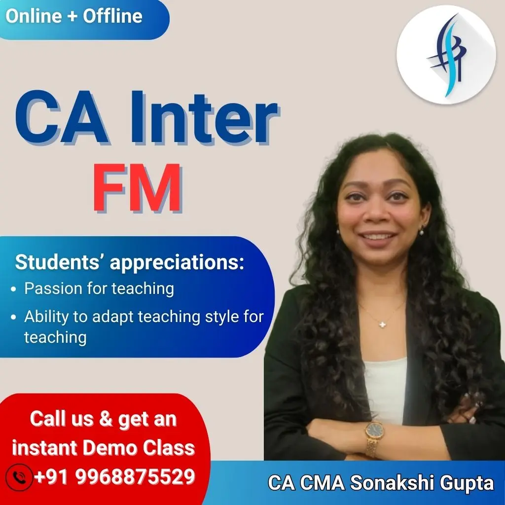 CA Inter FM with CA Sonakshi Gupta Ma'am