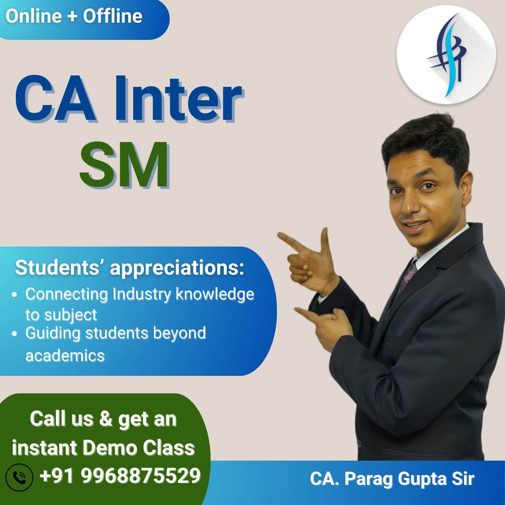 ca inter sm by CA Parag Gupta sir