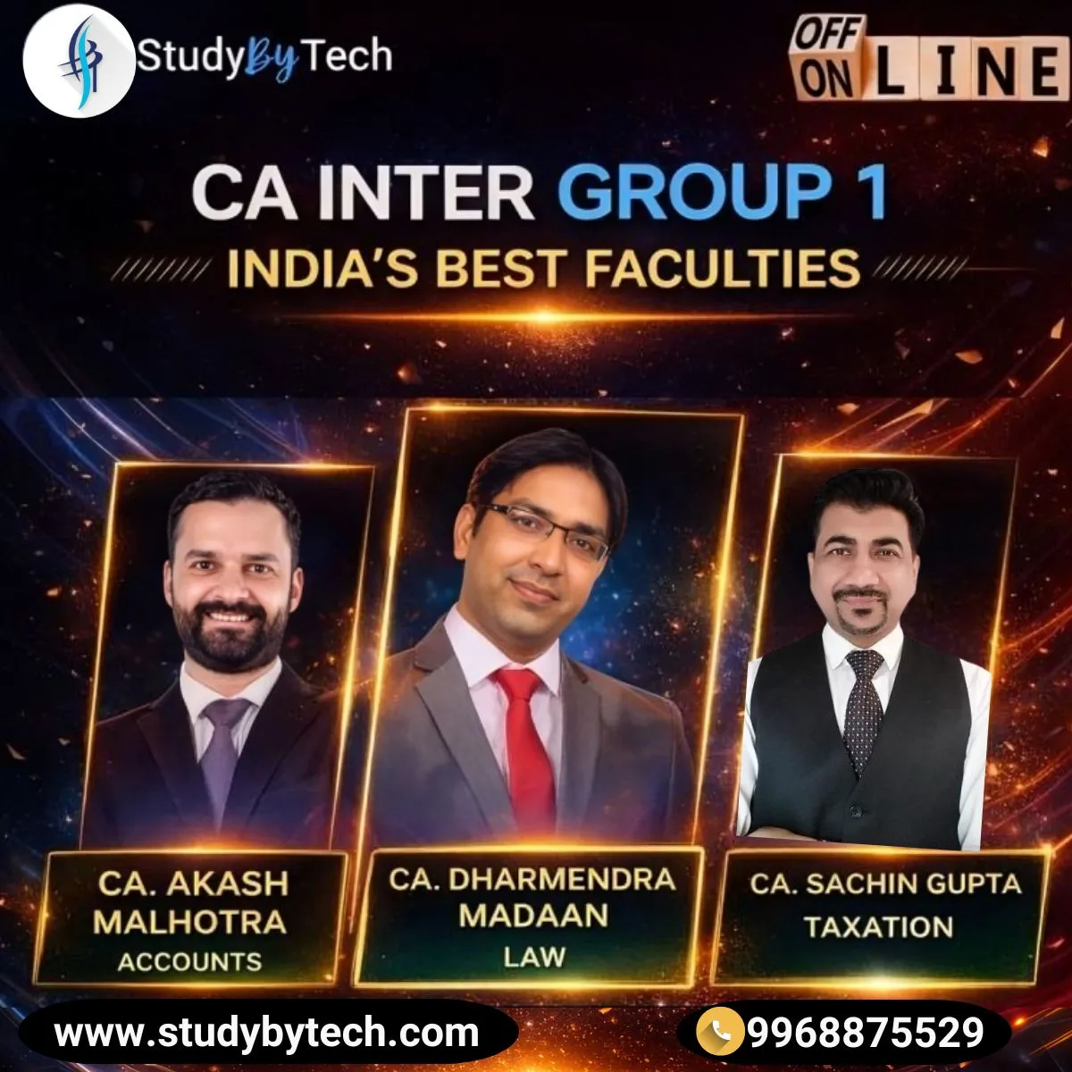 ca inter group 1 classes at StudyByTech