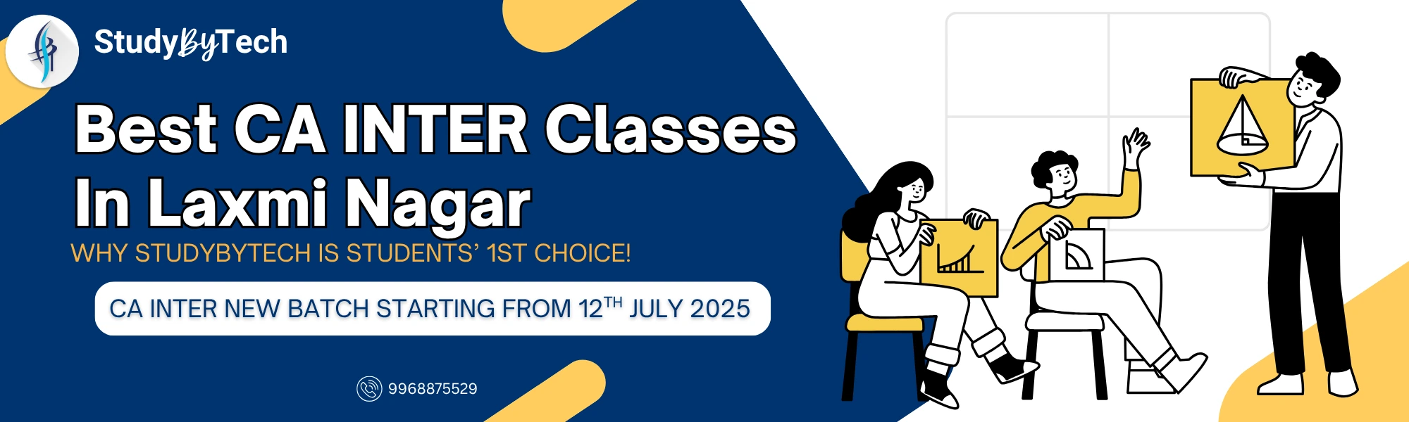 best CA Inter classes in Laxmi nagar - new batch stating from 12th july