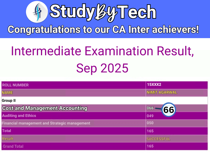 nimit CA Inter Student
