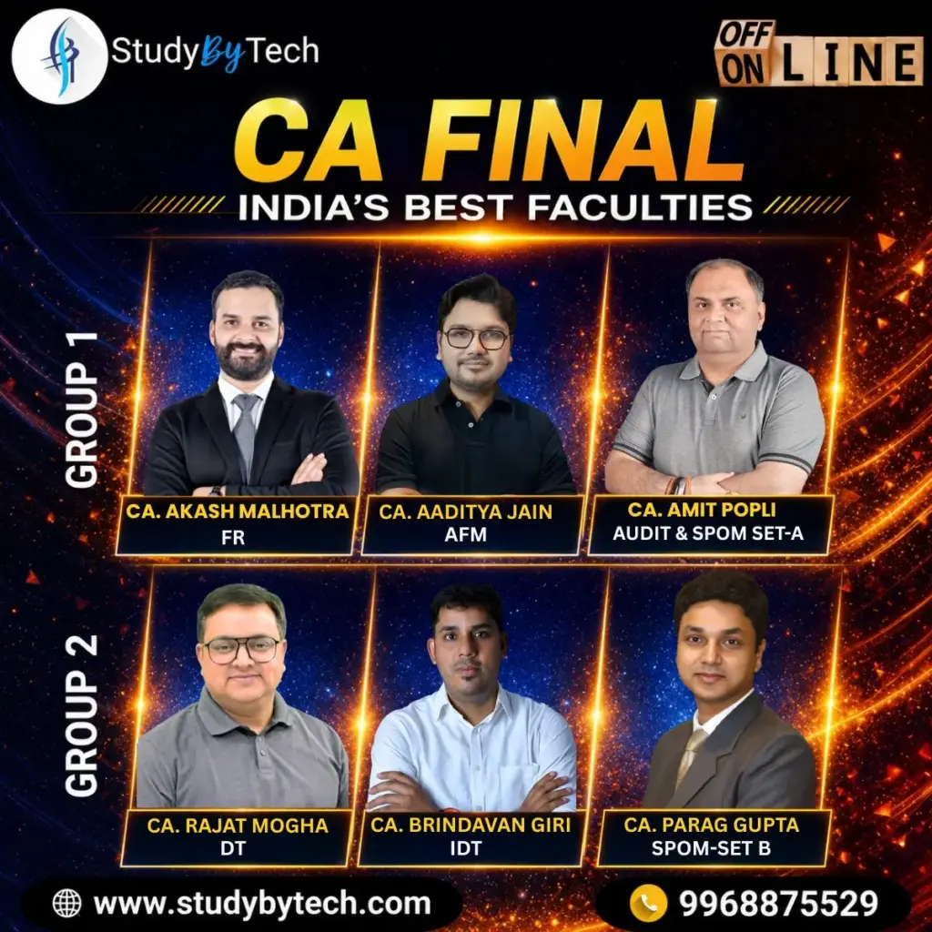 CA Final best teachers